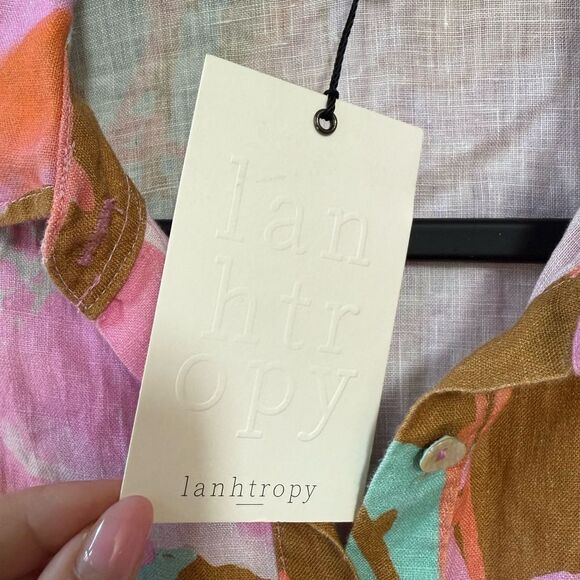 Lanhtropy Alba Shirt Aquarela Dress Size L/XL - Picture 9 of 14